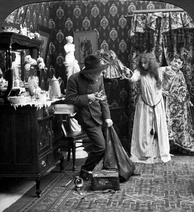 Pidä hänet suojattuna Mary, soitan poliisille. tekijältä American Stereoscopic Company