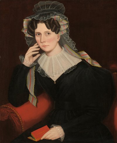 Jane Storm Teller, noin 1835 (öljy kankaalle). tekijältä Ammi Phillips