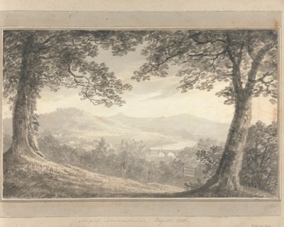 Näkymät Englannissa, Skotlannissa ja Walesissa: Newport, Monmouthshire, 31. toukokuuta 1806 tekijältä Amos Green