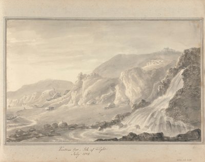 Näkymät Englannissa, Skotlannissa ja Walesissa: Ventnor Cove, Isle of Wight, heinäkuu 1804 tekijältä Amos Green