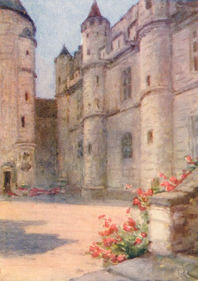 Chateau Royal, Loches (värilitro) tekijältä Amy B. Atkinson