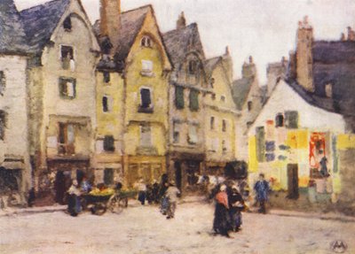 Place Plumereau, Tours (värilitro) tekijältä Amy B. Atkinson