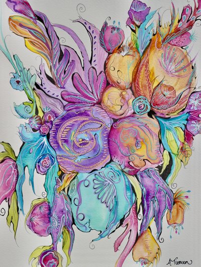 Värikkäät fantasiakukat tekijältä Amy Tieman