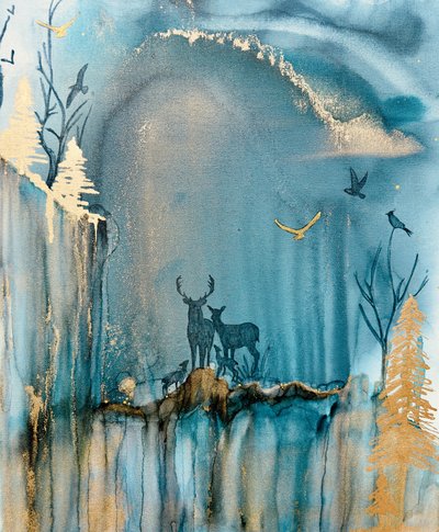 Maagisen metsän peura-perhe tekijältä Amy Tieman