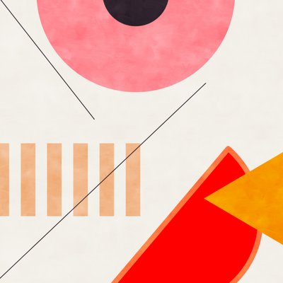 Bauhaus-tyylinen geometria 2 tekijältä Ana Rut Bre