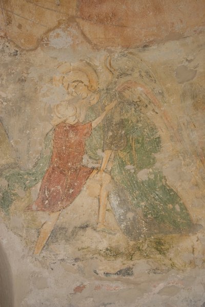 Jaakob ja enkeli, 1100-luku tekijältä Ancient Russian frescos