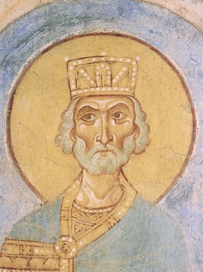 Kuningas Daavid, 1100-luku tekijältä Ancient Russian frescos