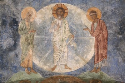 Jeesuksen kirkastus, 1100-luku tekijältä Ancient Russian frescos