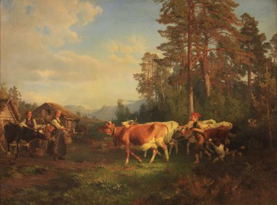 Karja matkalla kotiin tekijältä Anders Askevold