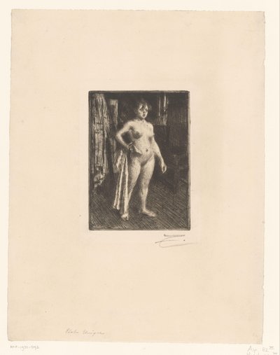 La Villetten Venus tekijältä Anders Leonard Zorn (signed by artist)
