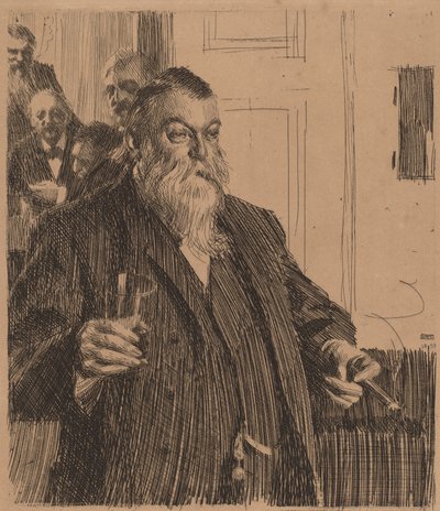 Toast II, 1893. tekijältä Anders Leonard Zorn