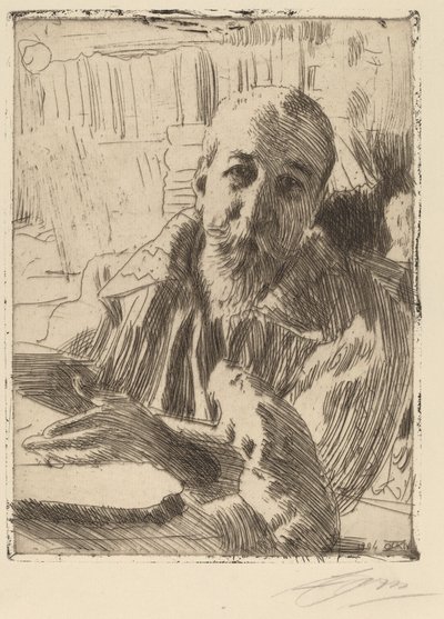 Anatole France, 1906. tekijältä Anders Leonard Zorn