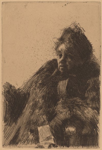 Madame Simon, II, 1891. tekijältä Anders Leonard Zorn