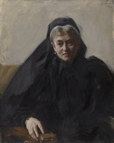 Maria Sheldon Scammon, 1895 tekijältä Anders Leonard Zorn