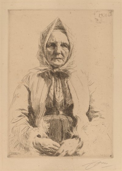 Mona, 1911. tekijältä Anders Leonard Zorn
