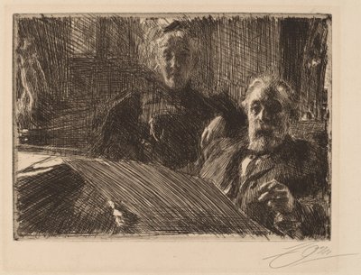 Herra ja rouva Furstenburg, 1895. tekijältä Anders Leonard Zorn