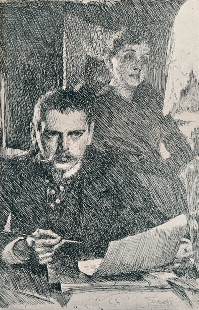Herra ja rouva Zorn, 1890. 1898 tekijältä Anders Leonard Zorn