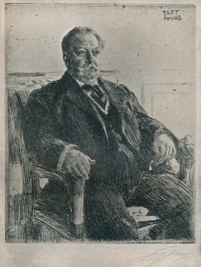 Presidentti Taft, 1911 tekijältä Anders Leonard Zorn