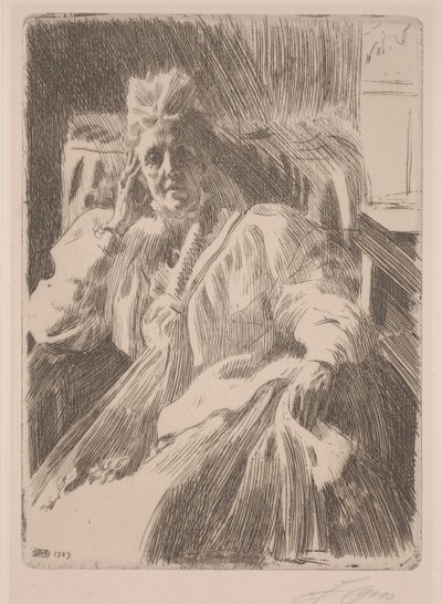 Ruotsin kuningatar Sofia tekijältä Anders Leonard Zorn