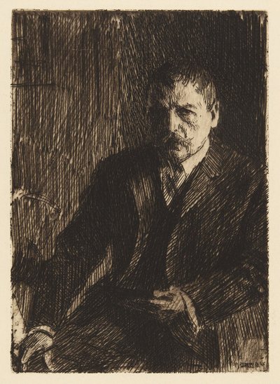 Omakuva II, 1904 tekijältä Anders Leonard Zorn