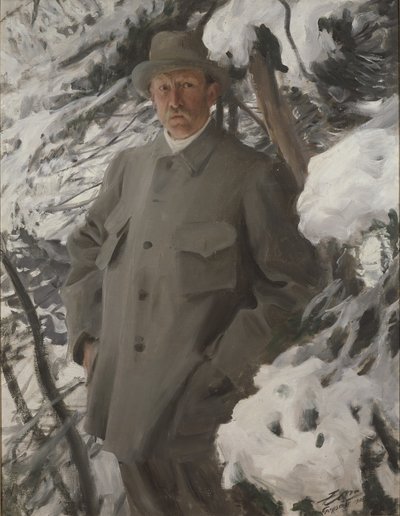 Taidemaalari Bruno Liljefors, 1906 tekijältä Anders Leonard Zorn