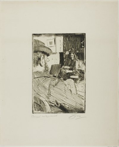 Albert Besnard ja hänen mallinsa tekijältä Anders Leonard Zorn