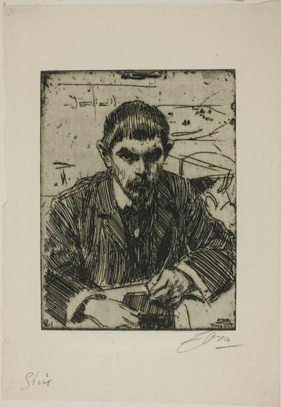 Albert Engström tekijältä Anders Zorn