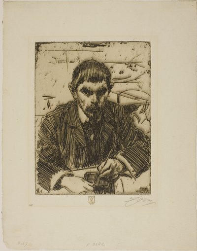 Albert Engström tekijältä Anders Zorn