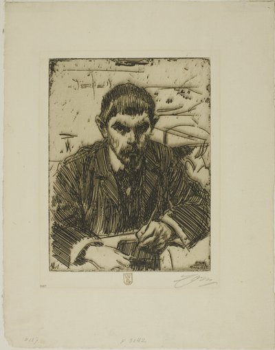 Albert Engström tekijältä Anders Leonard Zorn