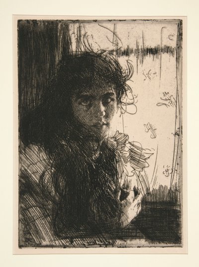 Irlantilainen tyttö tai Annie tekijältä Anders Leonard Zorn