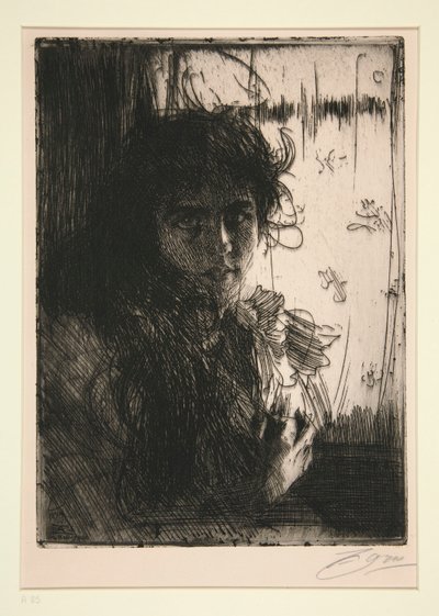 Irlantilainen tyttö tai Annie tekijältä Anders Leonard Zorn