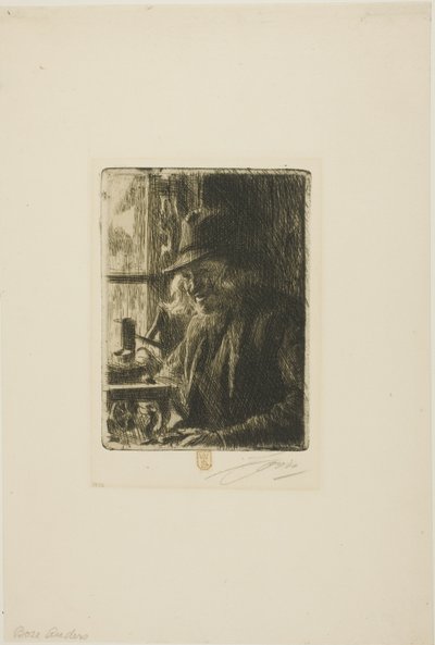 Bosl Anders, kelloseppä, Mora tekijältä Anders Leonard Zorn