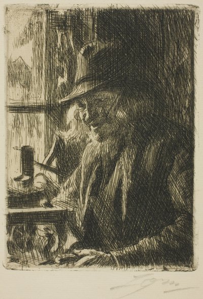 Bosl Anders, kelloseppä, Mora tekijältä Anders Leonard Zorn