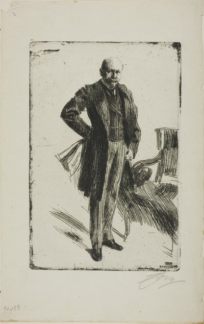 Eversti Lamont I (koko pituus) tekijältä Anders Leonard Zorn