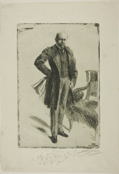 Eversti Lamont I (koko pituus) tekijältä Anders Leonard Zorn