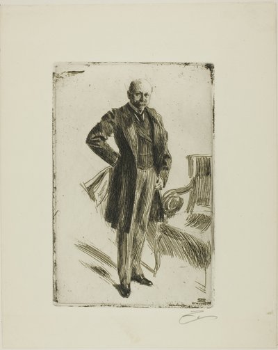 Eversti Lamont I (koko pituus) tekijältä Anders Leonard Zorn