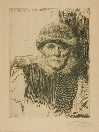 Dalecarlian talonpoika (Lavards Anders) tekijältä Anders Leonard Zorn