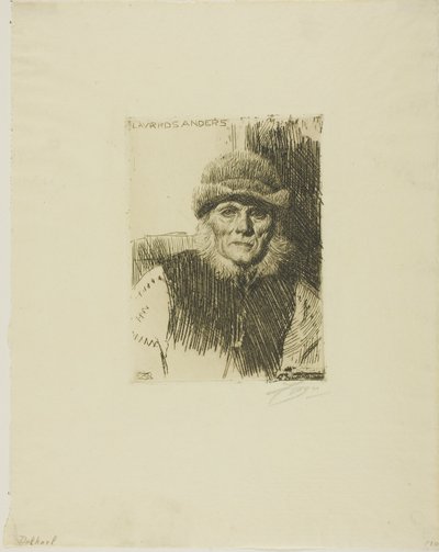 Dalecarlian talonpoika (Lavards Anders) tekijältä Anders Leonard Zorn