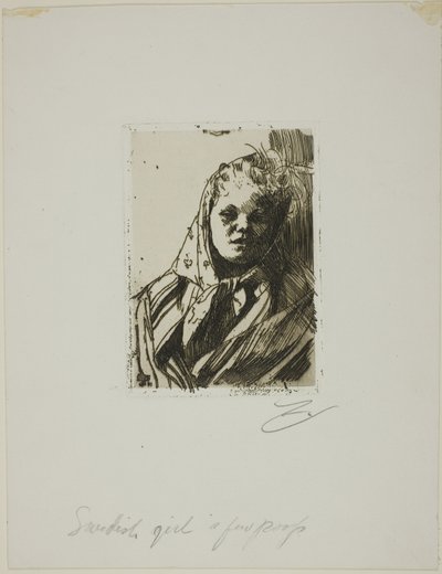 Dalecarlian talonpoikanainen tekijältä Anders Leonard Zorn