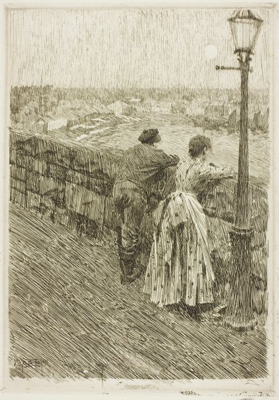 Kalastaja Saint Ivesissä tekijältä Anders Leonard Zorn