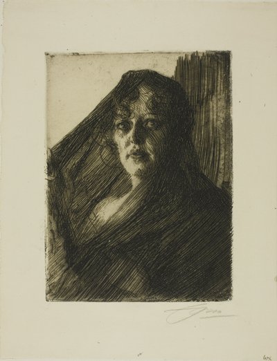 Gerda Lundequist tekijältä Anders Leonard Zorn