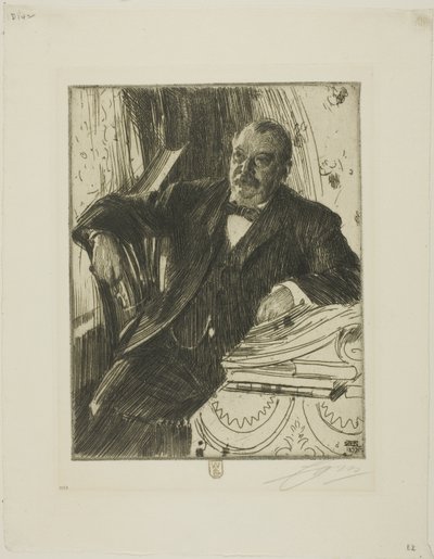 Grover Cleveland II tekijältä Anders Leonard Zorn