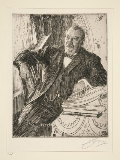Grover Cleveland II tekijältä Anders Leonard Zorn