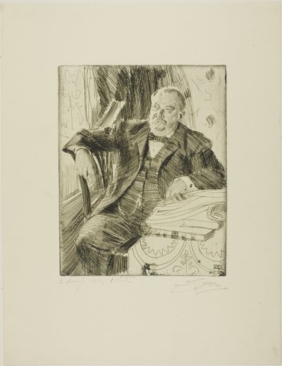 Grover Cleveland I tekijältä Anders Leonard Zorn