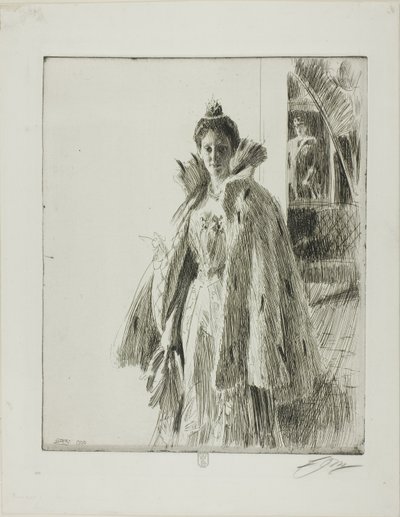 H. R. H. Ruotsin prinsessa Ingeborg I tekijältä Anders Leonard Zorn