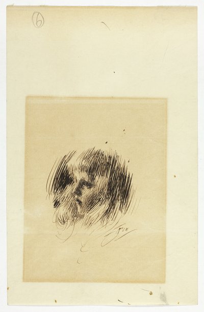 Tytön pää tekijältä Anders Zorn