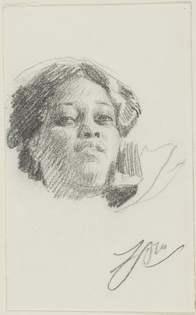 Naisen pää tekijältä Anders Zorn