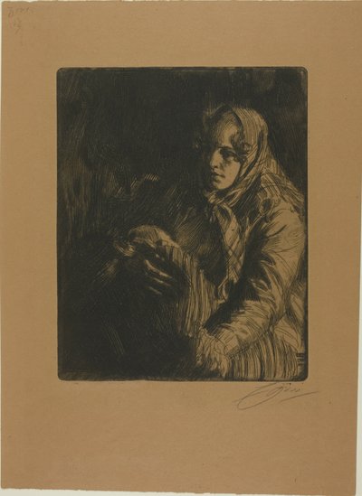 Madonna (äiti) tekijältä Anders Leonard Zorn