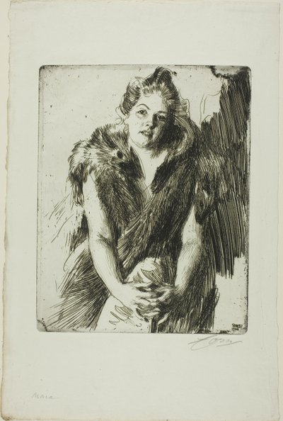 Maja von Heijne tekijältä Anders Leonard Zorn