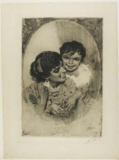Äidin ilo III tekijältä Anders Leonard Zorn